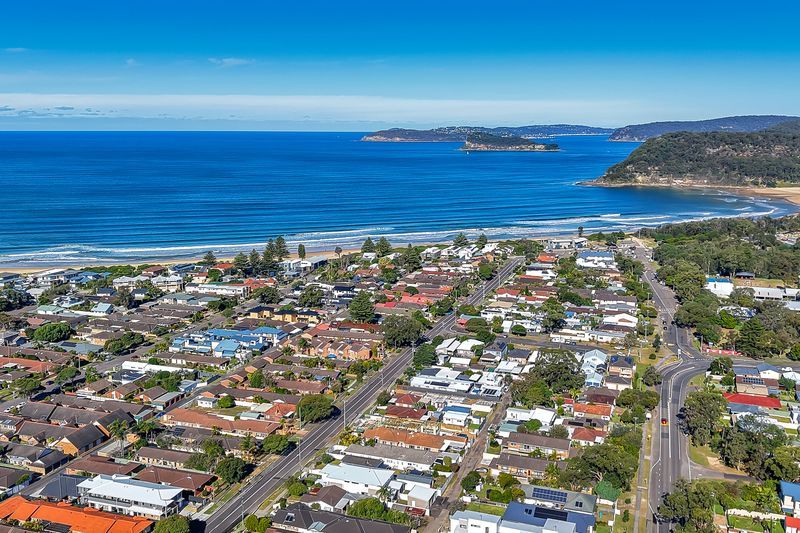 Aerial view of Umina Beach, NSW
