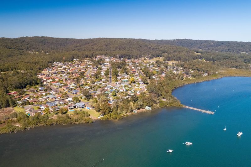 Aerial view of Bensville, NSW