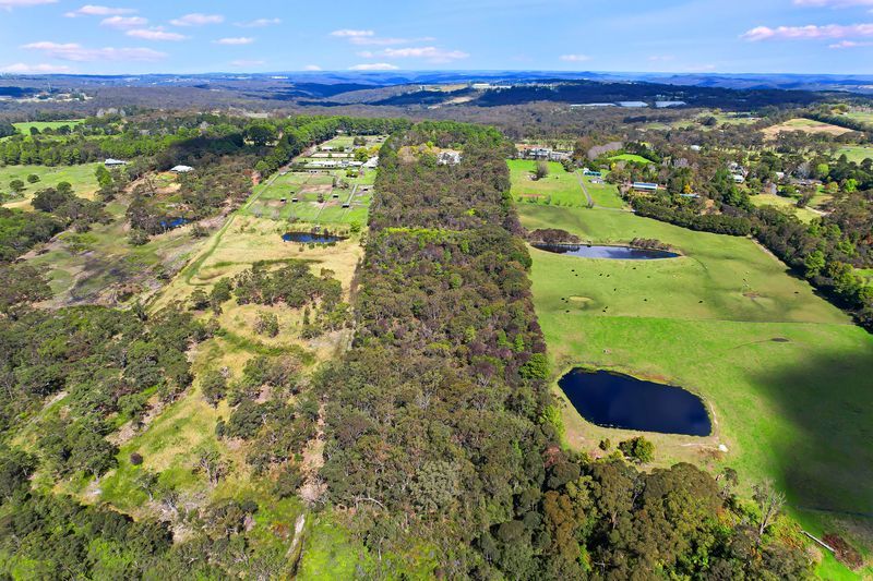 Aerial view of Mangrove Mountain, NSW