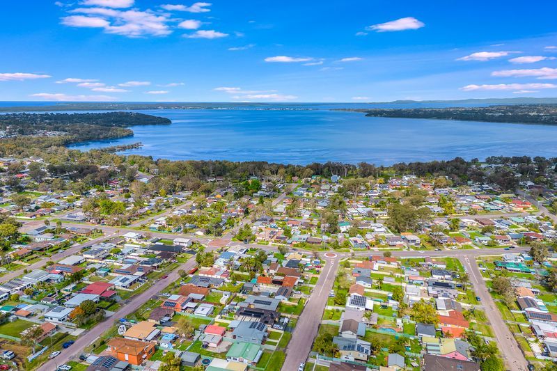 Aerial view of San Remo, NSW