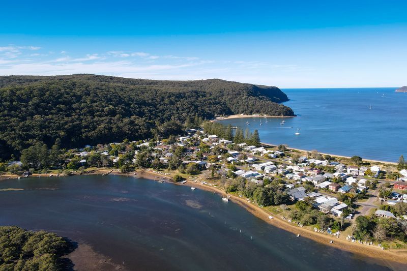 Aerial view of Patonga, NSW