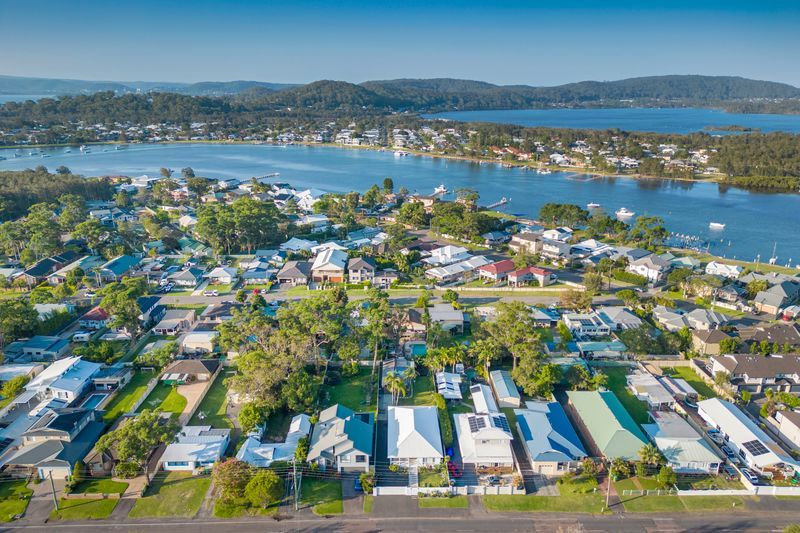Aerial view of Empire Bay, NSW