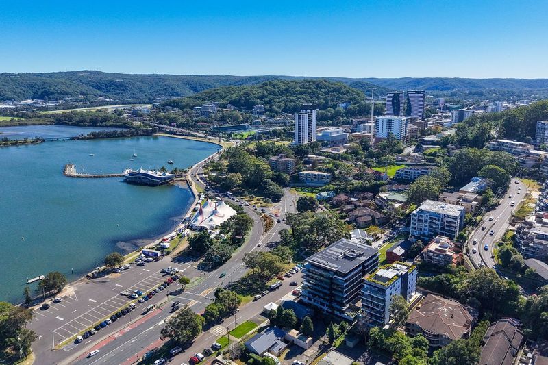 Aerial view of Point Frederick, NSW