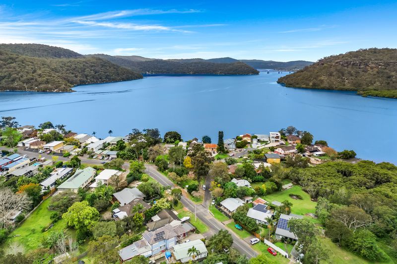 Aerial view of Mooney Mooney, NSW