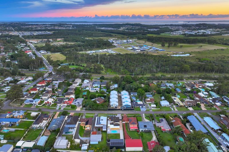 Aerial view of Warnervale, NSW