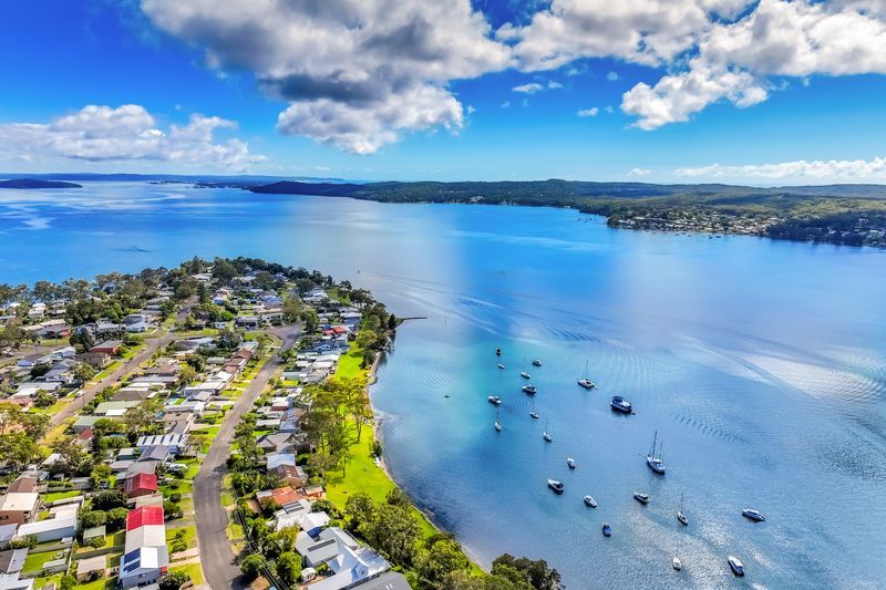Aerial view of Gwandalan, NSW