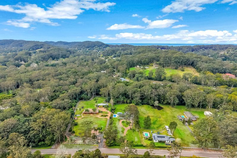Aerial view of Holgate, NSW